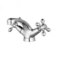 Vista Смеситель для раковины, монолит.излив 100мм, р/ДВ, хром, LM, LM7606C