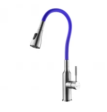 Expert Смеситель для кухни, гиб.излив 203мм, р/ОД, матовый/фиолетовый, LM, LM5082S-Violet