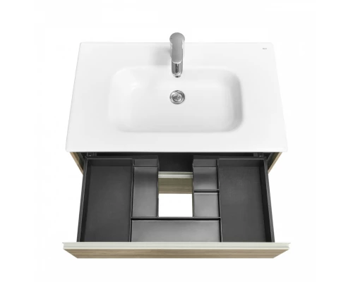 ONA Модуль для раковины 800 мм, 785x450x565 мм, с 2 ящиками, темный вяз, ROCA