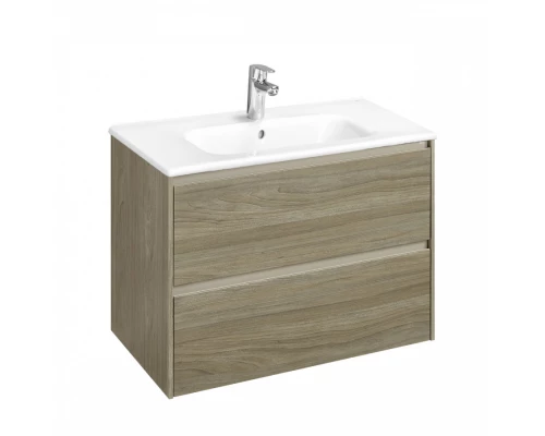 ONA Модуль для раковины 800 мм, 785x450x565 мм, с 2 ящиками, темный вяз, ROCA