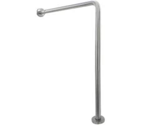 Поручень под углом 90 ⁰  для людей с ограниченными возможностями с настенным и  напольным точками оп