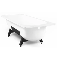 TEVRO Ванна стальная 170х70х40 см. с опорной подставкой, без ранта, белый лотос, ВИЗ