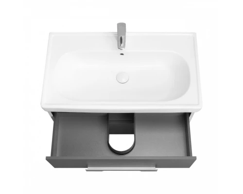 Тумба АР-ДЕКО 85, 2 ящ., серый кобальт (под раковину НЕО КЛАССИК 85)