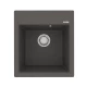 Кухонная мойка Lemark HANKA 450 врезная прямоугольная из кварцгранита, Серый шёлк
