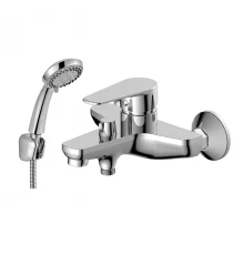 DR72 Смеситель для ванны, монолит.излив 185мм, р/ОД, хром, DR, DR72036