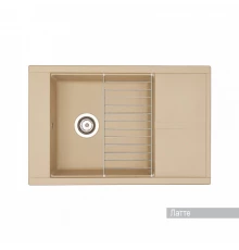 Мойка для кухни Делия 78 787x516x218 мм, прямоуг. с крылом, латте