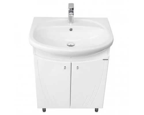 Тумба МИНИМА Н 65, белая (под раковину СТЕЛЛА 65)