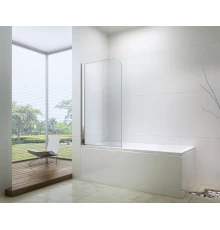 Душевая шторка BERGES RIVER 2.0 800x1400 прозрачное стекло 5мм, профиль хром, BERGES