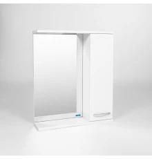 Зеркало со шкафом VIANT МИЛАН 60 подвесное белый (VMIL60-ZSHR)