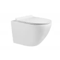 Унитаз подвесной ES.M   Aneta безободковый, сиденье soft close, белый, ES 88203 white