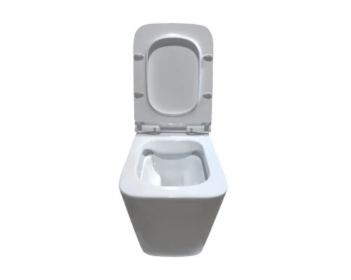 Унитаз подвесной ES.M   Modena безободковый, сиденье soft close, белый, ES 88205 white