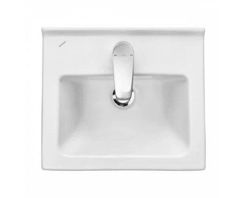 Умывальник Визит-40 (405х355) с переливом белый SANTERI