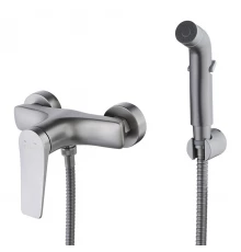 Bronx Смеситель для биде, без излива на стену гигиен.душ,р/ОД, графит, LM, LM3718GM