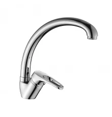 DR21 Смеситель для кухни, выс.пов.излив 195мм, р/ОД, хром, DR, DR21021