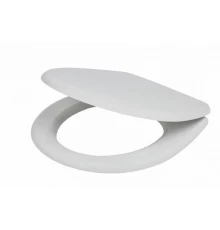 VEGA Сиденье с крышкой дюропласт, антибак., с хром. металл. петлями, мягкое закрыв. JIKA