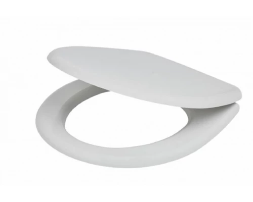 VEGA Сиденье с крышкой дюропласт, антибак., с хром. металл. петлями. JIKA