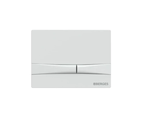 Кнопка  для инсталляции NOVUM F4, Soft Touch белая, BERGES