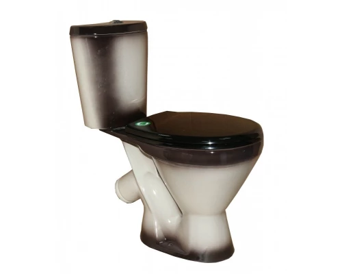 ЭЛЕГАНТ Унитаз-компакт косой вып., нижн. подвод, с арм. и сид. 