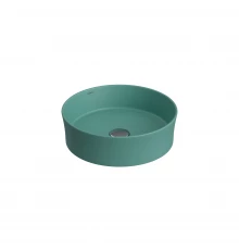 Раковина Ego SL накладная, Ø 38 см,  круглая, темно-зеленый матовый, BERGES