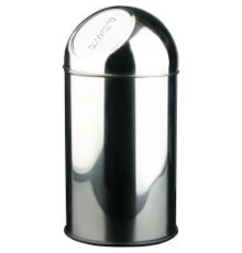 Ведро из нерж. cтали 35л. c крышкой push-open, шт