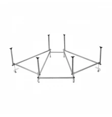 Монтажный комплект для ванны КАРИБЫ 140х140 см. (рама, слив-перелив с сифоном, крепеж к стене, крепе