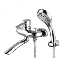 Atlantiss Смеситель для ванны, плоск.пов.излив 226мм, р/ОД, хром, LM, LM3214C