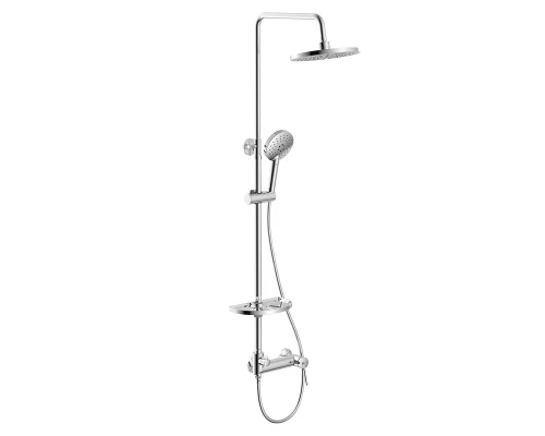 Minima Смеситель для душа, без излива верх.лейка 'Троп.дождь'полка лейка, р/ОД, хром, LM, LM3860C