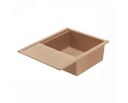 Мойка для кухни  Делия 65 650x516x218 мм, прямоуг. с крылом, латте