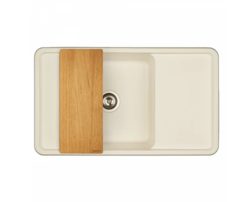Мойка для кухни  Беллис 87 870x510x250 мм, прямоуг., жемчуг
