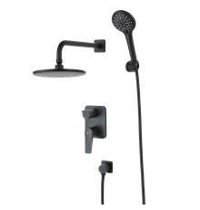 Bronx Смеситель для душа, без излива встраивамемый лейка,р/ОД, черный, LM, LM3729BL