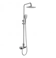 Bellario Смеситель для ванны-душа, монолит.излив 188мм 'Троп.дождь' лейка, р/ОД, хром, LM, LM6862C