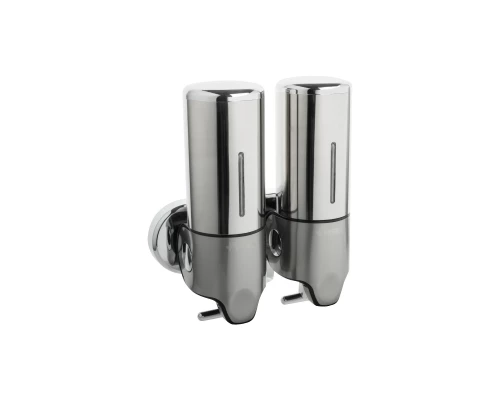 Дозатор для жидкого мыла настенный 0,5 л двойной FIXSEN HOTEL пластик (FX-31012А-2)