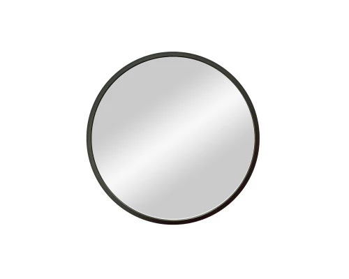 Зеркало Мун, черное, D 600 в МДФ раме