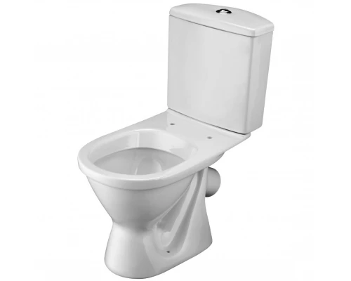 АЛЬКОР Унитаз-компакт (эконом), косой выпуск, 2-х режимная арматура, сиденье полипропилен. САНТЕК 