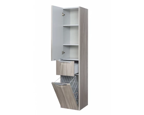 Шкаф-колонна СИЛЬВА 30, подвесная, левая, дуб фьорд