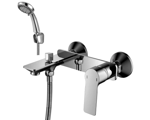 RS27 Смеситель для ванны, монолитный излив 175мм, р/ОД, хром, ROS, RS27-31