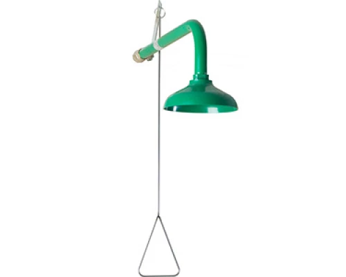 Аварийный душ для промывки глаз настенный из полипропилена с рычагом SC830, шт