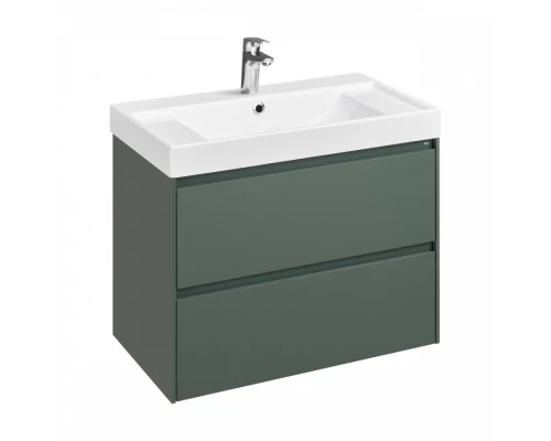 ONA Модуль для раковины 800 мм, 785x450x565 мм, с 2 ящиками, зеленый матовый, ROCA