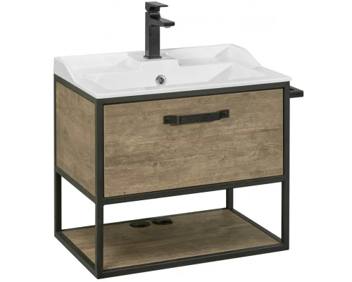 Тумба ЛОФТ ФАБРИК 65, дуб кантри (под раковину ФАБИА 65, ОДРИ Round 62, Одри Soft 42)