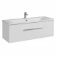 Тумба МАДРИД 120 М, белая (под раковину АЙРИС М 120, АЙРИС 120, ПРЕМЬЕР М 120, ПРЕМЬЕР 120)