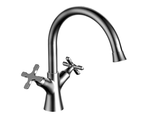 Duetto Смеситель для раковины, выс.пов.излив 157мм, р/ДВ, хром, LM, LM5706C