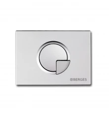 Кнопка  для инсталляции NOVUM R2, хром матовый, BERGES