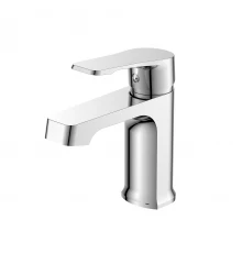 DR23 Смеситель для раковины, монолит.излив 114мм, р/ОД, хром, DR, DR23011