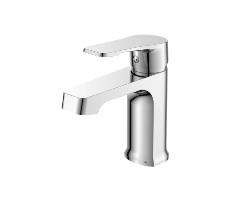 DR23 Смеситель для раковины, монолит.излив 114мм, р/ОД, хром, DR, DR23011