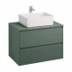 ONA Модуль для раковины 800 мм, 785x450x565 мм, с 2 ящиками, зеленый матовый, ROCA