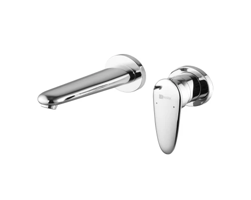 Status Смеситель для раковины, монолит.излив 190мм на стену, р/ОД, хром, LM, LM4426C