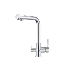 2015, ХРОМ Смеситель для кухни однорыч., с подкл. для питьевой воды, GRANULA