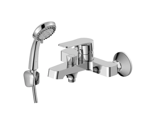 DR23 Смеситель для ванны, монолит.излив 190мм, р/ОД, хром, DR, DR23036