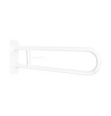 Поручень полукруглый для людей с огр. возможностями 800 мм белый эпоксидная краска