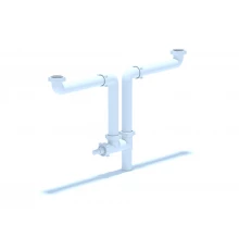 Набор для дв.универс.разноур.сифона 600 без выпуска, ANI PLAST